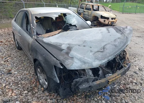 2008 Hyundai Sonata Gls из США, поврежденный, VIN 5NPET46C38H302466